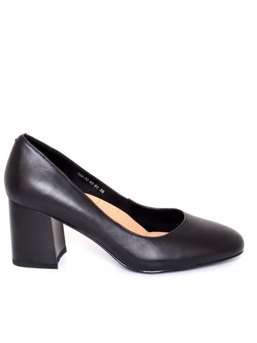 Туфли Shoiberg женские демисезонные, размер 38, цвет черный, артикул 456-32-01-01