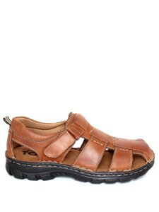 Туфли Тофа мужские летние, цвет коричневый, артикул 509958-8