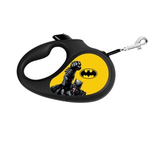 Waudog поводок-рулетка для собак "R-leash", рисунок "Бэтмен Желтый", XS (162 г)
