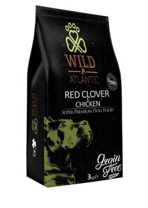 Wild Atlantic беззерновой сухой корм для взрослых собак с курицей и экстрактом красного клевера (3 кг)