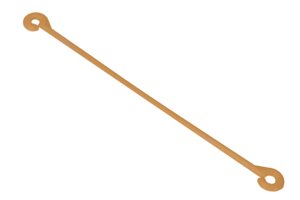 Yami-Yami держатель в клетку, в форме круглой палочки, с крючками на концах (беж)