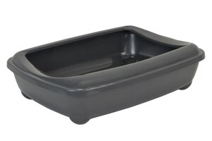 Yami-Yami гигиена туалет для Мейн-кунов глубокий, большой (под наполнитель), серый (1,02 кг)