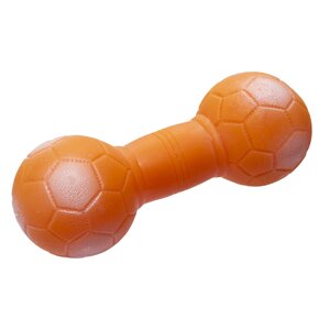 Yami-Yami игрушки игрушка для собак "Гантель", оранжевая (14 см)