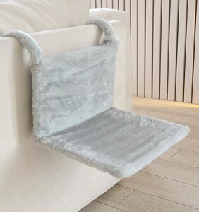 Yami Yami лежаки гамак-лежак на батарею для кошек из искусственного меха, серый (43х32х20 см)