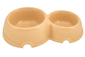 Yami-Yami миски двойная круглая миска для собак пластиковая (128 г)