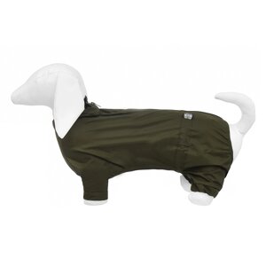 Yami-Yami одежда дождевик для собак, хаки, такса (M)