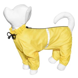 Yami-Yami одежда дождевик для собак малых пород (желтый)3)