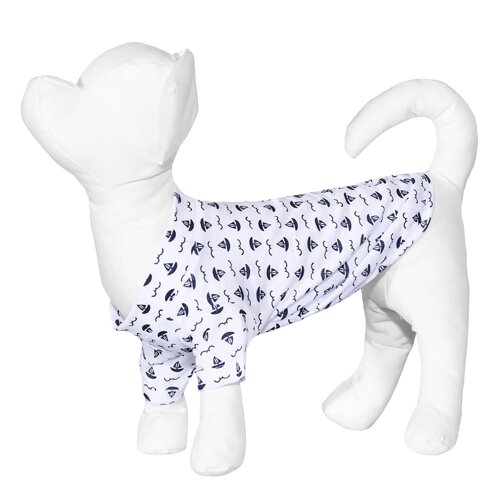 Yami-Yami одежда футболка для собаки "Кораблики"L)
