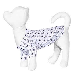Yami-Yami одежда футболка для собаки "Кораблики"M)