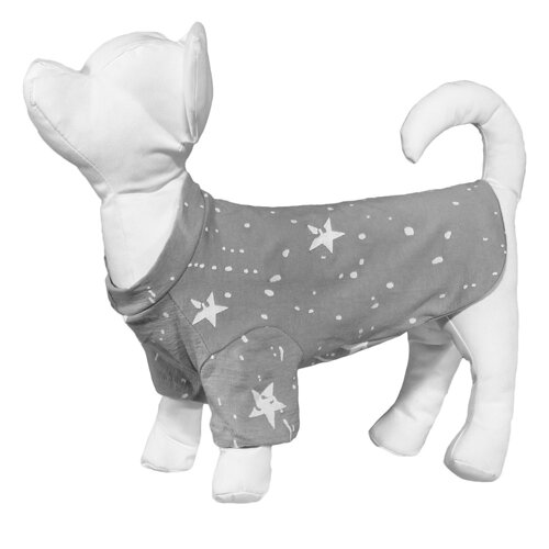 Yami-Yami одежда футболка со звёздами для собак, серая (L)