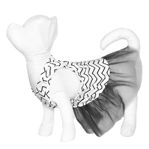 Yami-Yami одежда платье для собаки с серой юбкой из фатина (L)