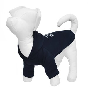 Yami-Yami одежда толстовка для собак и кошек, темно-синяя (S)