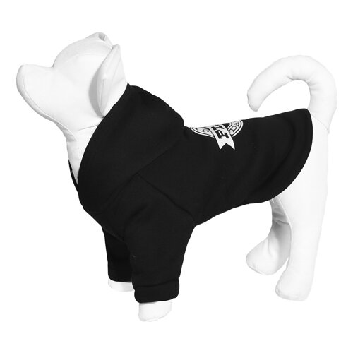 Yami-Yami одежда толстовка с капюшоном для собаки, чёрная (80 г)