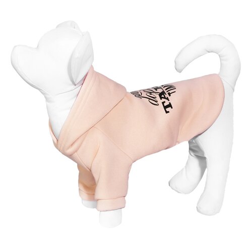 Yami-Yami одежда толстовка с капюшоном для собаки, розовая (L)