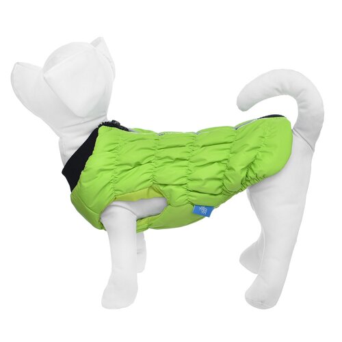 Yami-Yami одежда жилет для собак утепленный с подкладкой, салатовый (L)