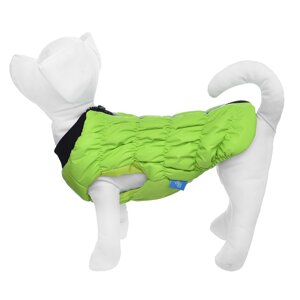 Yami-Yami одежда жилет для собак утепленный с подкладкой, салатовый (S)