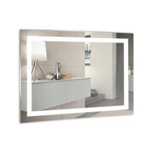Зеркало Azario Ливия 1200х800 c подсветкой и диммером, сенсорный выключатель