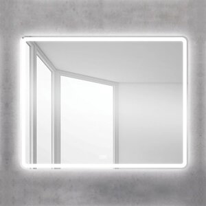 Зеркало BelBagno SPC-MAR-1000-800-LED-TCH-WARM с подсветкой, сенсорным выключателем и подогревом