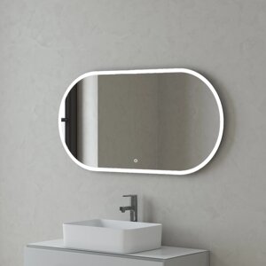 Зеркало Corozo Европа 120 с LED-подсветкой, сенсор, белый