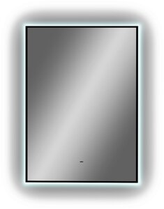 Зеркало DIWO Элиста 50х70 с подсветкой, инфракрасный выключатель, черный (ЗЛП1736)