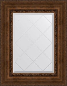 Зеркало Evoform Exclusive-G BY 4042 62x80 см состаренная бронза с орнаментом