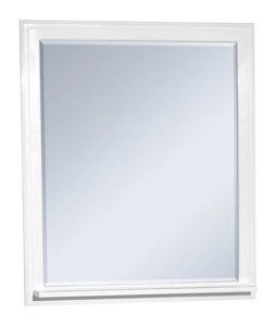 Зеркало Misty Шармель 80 с полочкой, белая эмаль