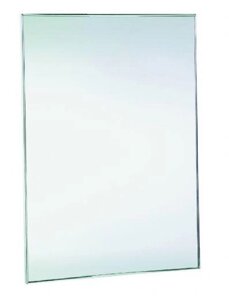 Зеркало Nofer 08050. S 45х60 антивандальное, с рамкой из нержавеющей стали