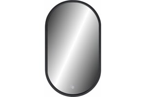 Зеркало Reflection Arabica 45х80 с подсветкой, сенсором, черное
