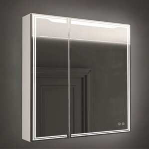 Зеркало-шкаф Art&Max Merano AM-Mer-800-800-2D-R-DS-F