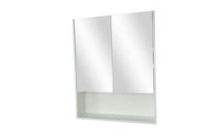 Зеркало-шкаф Bellezza Ницца 70 с полкой, белый
