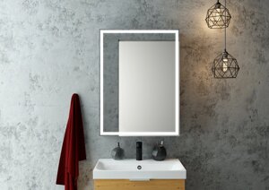 Зеркало-шкаф Континент Mirror Box black Led 60 с подсветкой