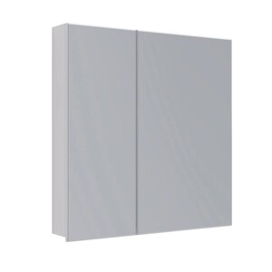 Зеркало-шкаф Lemark Universal 80х80 см белый глянец