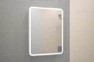 Зеркало-шкаф Misty Элиот 600х800 левый LED с розеткой