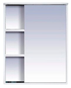 Зеркало-шкаф Misty Венера 55 R белое с подсветкой