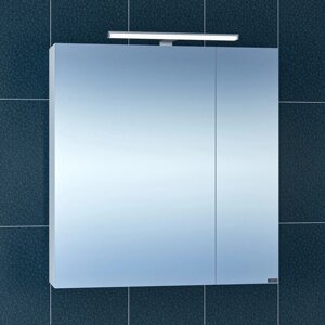 Зеркало-шкаф СанТа Стандарт 70 со светильником