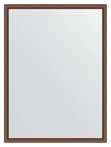 Зеркало в багетной раме evoform definite BY 0637 орех 22 мм 58x78