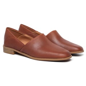 Женские туфли Clarks, коричневые