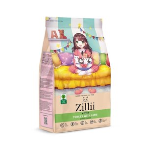 Zillii сухой корм для котят Индейка с Ягнёнком (10 кг)