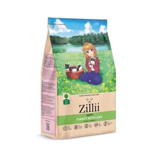 Zillii сухой корм для щенков Индейка с ягнёнком (15 кг)