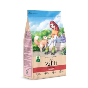 Zillii сухой корм для взрослых кошек, РН контроль, с индейкой (10 кг)