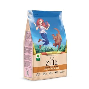 Zillii сухой корм для взрослых собак Индейка с Ягнёнком (15 кг)