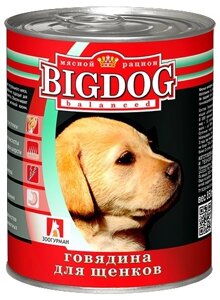 Зоогурман консервы для щенков "BIG DOG"850 г)
