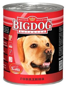Зоогурман консервы для собак "BIG DOG" говядина (850 г)