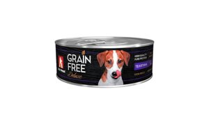 Зоогурман консервы для собак "GRAIN FREE" со вкусом телятины (350 г)