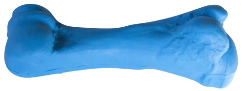 Зооник игрушка "Кость литая малая" (пластикат), синяя (11 см)