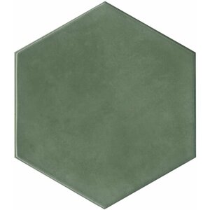 24034 Флорентина зелёный глянцевый 20x23,1x0,69 керам. плитка
