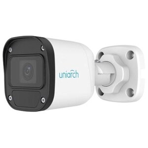 2Мп Уличная цилиндрическая IP-камера Uniarch IPC-B122-PF28 с ИК-подсветкой до 30м, объектив 2.8mm, PoE