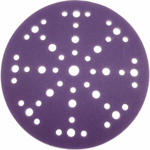 ABRAFORM Шлифовальный круг на липучке 5 шт SAPHIR 48+1 отв; D150mm; P80 AS5-150-49-P80