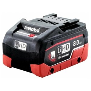 Аккумулятор Metabo 625369000, Li-Ion, 18 В, 8 А·ч, 1 шт.