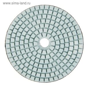 Алмазный гибкий шлифовальный круг тундра "Черепашка", для мокрой шлифовки, 100 мм,400